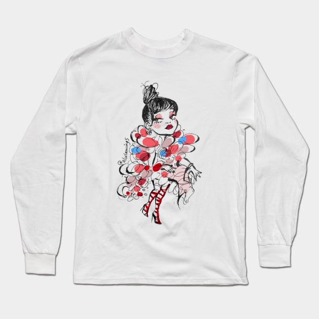 Star of the Met Gala Long Sleeve T-Shirt by alulawings